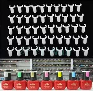 Tırnak cilası renkli ekran için ekran klipler Nail art aracı nail İpuçları manikür salon kaynağı halka şişe üst grafik