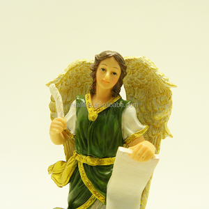 Tôn Giáo Hàng Thủ Công Nhựa Bức Tượng Saint <span class=keywords><strong>Gabriel</strong></span> Tổng Lãnh Thiên Thần - Product Image 6