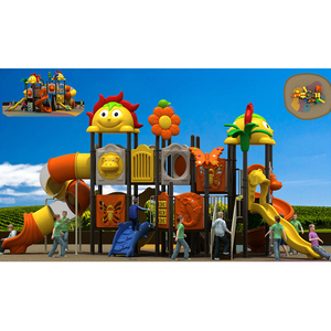 Chine fabricant populaire économique grand jardin extérieur <span class=keywords><strong>liste</strong></span> d'équipement de terrain de jeu pour les enfants d'âge préscolaire ensemble de toboggan en plastique - Product Image 3