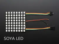 Flexible RGB LED dot matrix 8x8 apa102/apa102c