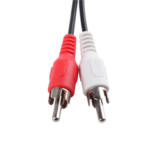 DAJIANG OEM personalizado 3,5mm enchufe macho <span class=keywords><strong>a</strong></span> Dual 2RCA <span class=keywords><strong>Cable</strong></span> estéreo ordenador Audio Splitter <span class=keywords><strong>auxiliar</strong></span> profesional - Product Image 3