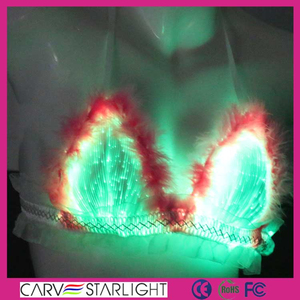 Luz de fibra óptica luminosa led para mujer girls mujeres con estilo sujetador y la ropa interior - Product Image 1