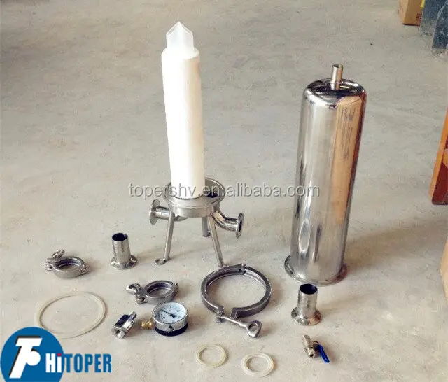 Fungsi kehalusan tinggi cartridge filter air pemurni air mineral