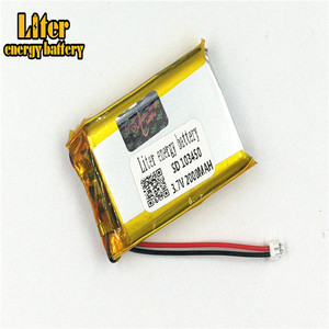 Plug 1.5-2 P 103450 Lithium battery 2000 mah Rechargeable Li Polymer Battery PL LiPo battery with wire - Product Image 3