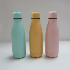 최고의 판매 350ml 500ml 사용자 정의 스테인레스 스틸 절연 진공 일반 미니 우유 보온병 병 도매 bpa 무료