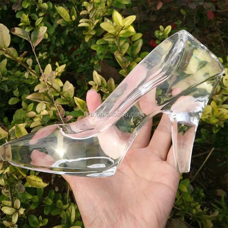 Chaussures en cristal Cendrillon Chaussures à talons hauts en cristal pour cadeau de mariage