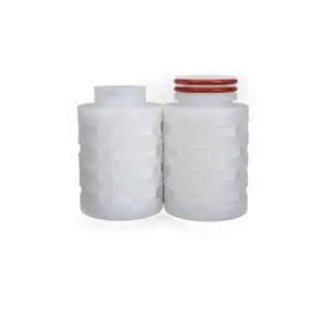 PP Lipit Filter Cartridge Sartofluor Mini dengan Di Dalam 22 Mm O-Cincin