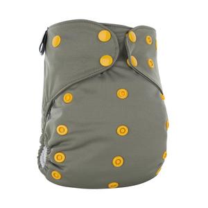 PUL impermeable AIO pañal de tela para bebé con 2 unids de inserto de bambú cosido pañal lavable para el bebé orden ahora - Product Image 6