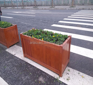 <span class=keywords><strong>Pot</strong></span> de planteur en bois chinois, grand carré et long, rue, jardin en plein air, jardinière - Product Image 3
