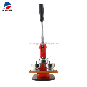 Hochwertige 1-3/4 "44mm manuelle Abzeichen herstellung Maschinen stift Knopf hersteller