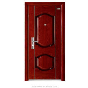 2018 residencial puertas de seguridad de acero inoxidable parrilla de hierro puerta de diseño para la casa - Product Image 6