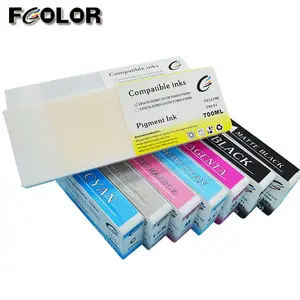 FCOLOR Hộp Mực Tương Thích 700ML Cho Epson SureColor P8000 P6000 Mực Nạp Màu