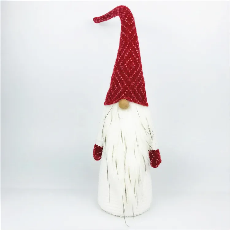 Good Sales Santa Claus Imported Christmas Ornaments Product Holiday Home Decoration Plush Beard Polyester Gnome