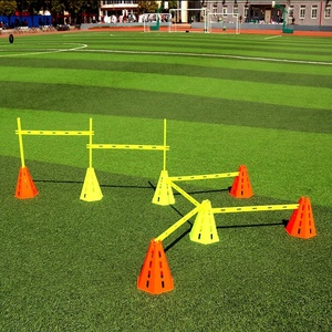 Cône d'agilité en plastique, nouveau design OEM, ensemble d'outils, équipement d'entraînement de football - Product Image 5