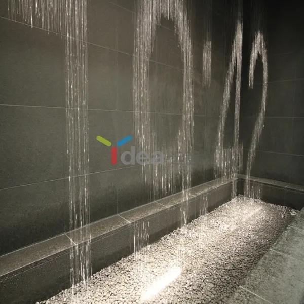 programmable indoor pool digital graphical digital water curtain fountain with music and text