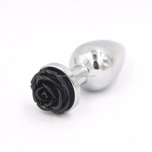 Paslanmaz çelik Metal çiçeği Anal Plug popo fiş çiçek Anal Plug - Product Image 4