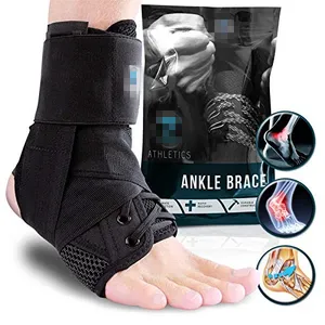 Tornozelo de compressão ajustável, tornozelo ortopédica do pé da tornozelo