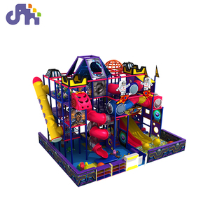 Usine de Guangzhou fournitures de Domerry espace thème toboggan fosse <span class=keywords><strong>à</strong></span> <span class=keywords><strong>balles</strong></span> enfants en bois <span class=keywords><strong>Jungle</strong></span> Gym labyrinthe aire de jeux intérieure - Product Image 2