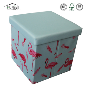 Enfants Chaise De Style Meubles D'ébénisterie Bohème Pliant <span class=keywords><strong>Pouf</strong></span> De Rangement - Product Image 6