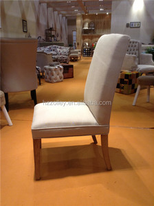 Stile country americano mobili per la casa antico sedia da pranzo, bianco puro salotto - Product Image 2