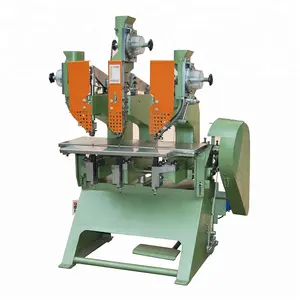 China JULY manufactory adjustable head distance three eyeleting riveting machine