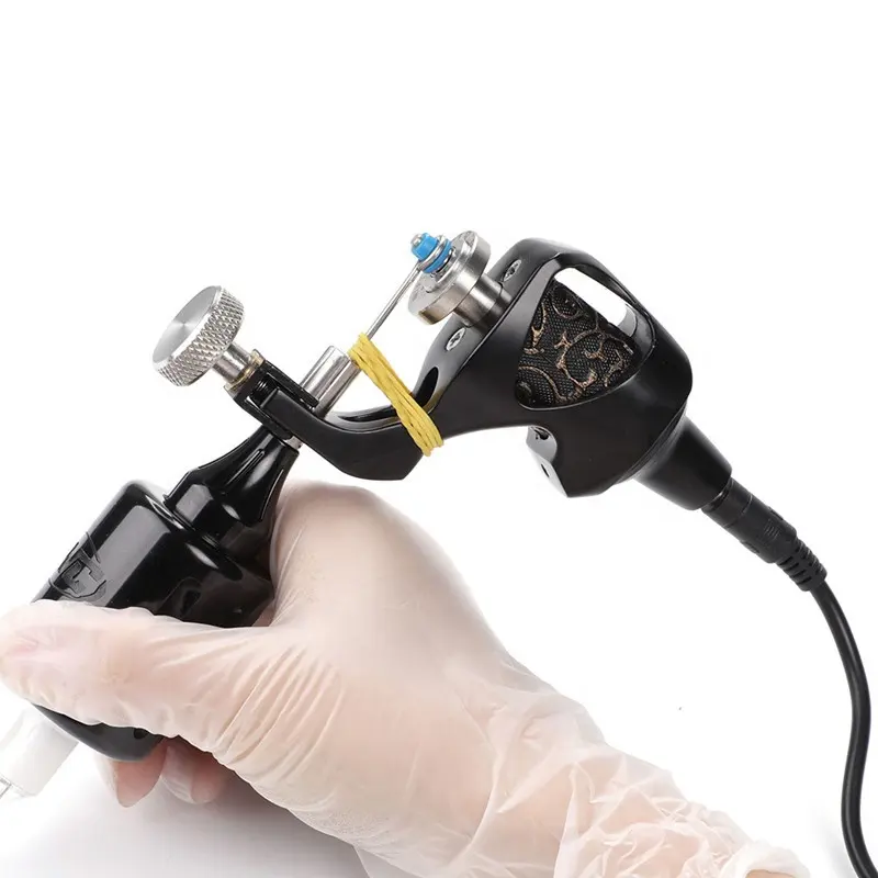 NEW Product RCA Connection Line Rotary Tattoo Gun 10 W Taiwan Motor Tattoo MachineためLinerとShader