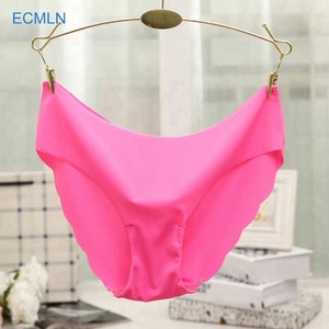 Hot Selling Eenvoudig Ontwerp Effen Kleur Mooie Sexy Vrouwen Vibrerende Slipje Nylon Naadloze Hipster - Product Image 2