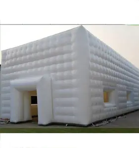 Eventos gigantes usados barraca inflável ao ar livre com salas