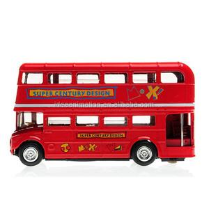 Modellino Unico di Autobus Stile Londinese in Scala 1:72, Autobus Scolastico Elettrico Personalizzato in Metallo Pressofuso - Product Image 1