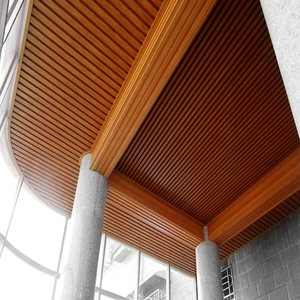 Panneau décoratif en plastique pour plafond, panneau creux en PVC, revêtement mural extérieur, écologique, WPC - Product Image 5