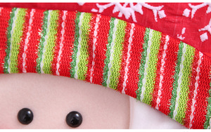 Coprisedile per sedia pupazzo di neve di vendita caldo coprisedile per decorazioni per la casa di natale coprisedile per babbo natale di alta qualità - Product Image 6