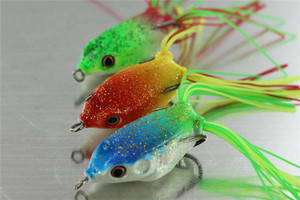 Biomimetic silicone della pelle sharp gancio morbido di <span class=keywords><strong>pesca</strong></span> della rana lure - Product Image 6