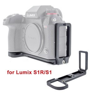 Peipro L tipo de soporte del trípode Placa de liberación rápida Base L placa <span class=keywords><strong>vertical</strong></span> horizontal placa Base para cámara Lumix S1 S1R - Product Image 2