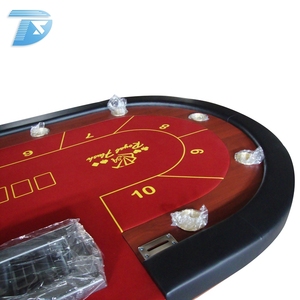Bonne qualité 8 personne grande table de <span class=keywords><strong>poker</strong></span> avec boîtes de dépôt - Product Image 5