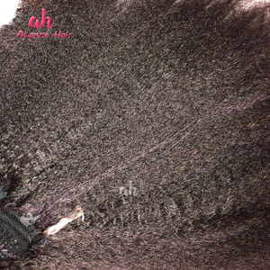 Nóng Bán Tóc Con Người Ponytail Phần Mở Rộng Top Grade 10A Trinh Nữ Mông Cổ Kinky Thẳng Đuôi Ngựa Thời Trang Và Cổ Điển - Product Image 2