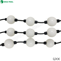 Guirlande lumineuse à LED SHIJI 360 degrés 35 mm/50 mm 3D avec pixels LED DMX, guirlande lumineuse à points LED