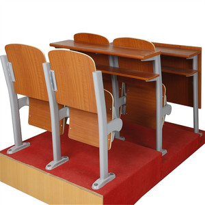 Brun Pas Cher Rangée École Bureau De Conférence Double Couleur <span class=keywords><strong>Chaise</strong></span> De <span class=keywords><strong>Classe</strong></span> 2 Personne Bureaux - Product Image 3
