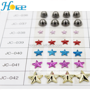 Hotselling moda botón plástico decorativo espárragos plástico remaches studs para zapatos, bolsos - Product Image 1