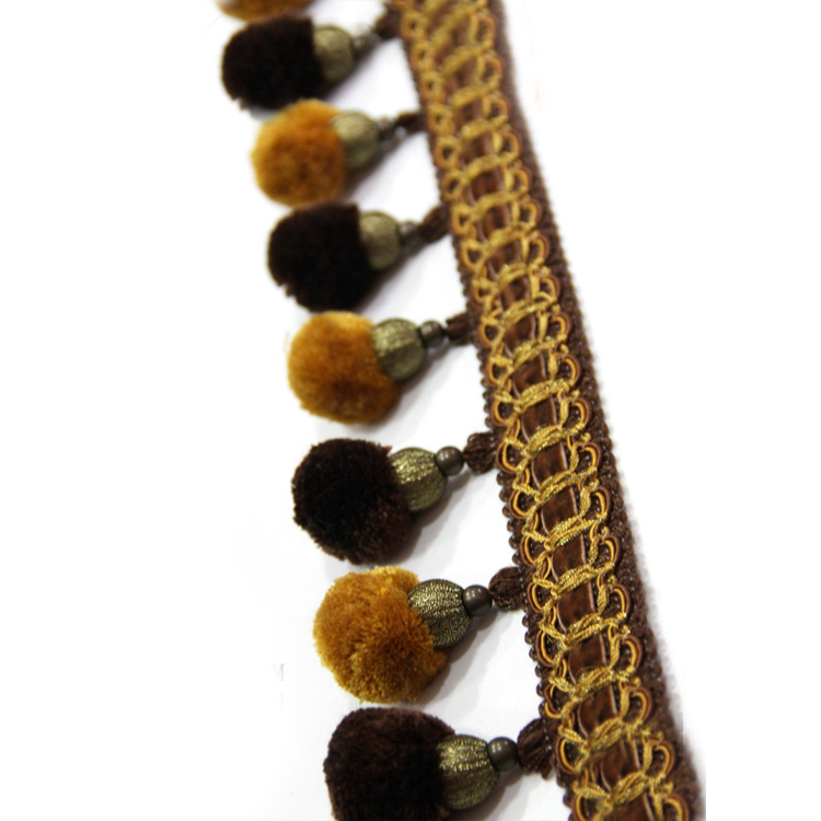 Coloré Multi-usage Windows Rideau Boule Décorative Gland Frange Rideau Gland Pom Pom Pompon Pour Rideau