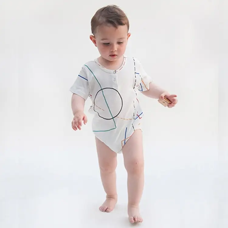 Offre Spéciale mode coton bio import personnalisé bébé vêtements chine bébé barboteuse/bébé bambin vêtements