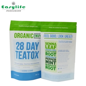 Biodegradable personalizado acabado <span class=keywords><strong>mate</strong></span> bolsas de pie bolsa de té <span class=keywords><strong>con</strong></span> la cremallera - Product Image 2