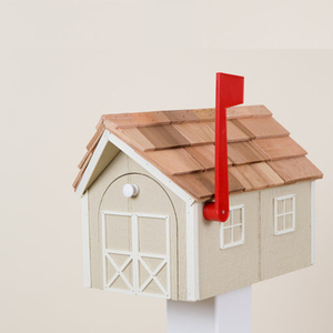 Boîte <span class=keywords><strong>aux</strong></span> <span class=keywords><strong>lettres</strong></span> en bois de style grange, utilisée largement, pour l'extérieur - Product Image 5