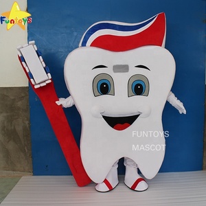 Disfraz <span class=keywords><strong>de</strong></span> Mascota <span class=keywords><strong>de</strong></span> Diente para Adultos Funtoys CE con Cepillo <span class=keywords><strong>de</strong></span> <span class=keywords><strong>Dientes</strong></span> para Publicidad en Festivales - Product Image 5