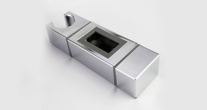 Chromed Hand <strong>Shower</strong> Slide <strong>Bar</strong> with Height Adjustable Sliding Sprayer Holder with or Without Soap Dish - Product Image 3
