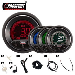 52 millimetri Super Hot Digital LCD Car Turbo Pressione 3 BAR Auto Meter <span class=keywords><strong>Boost</strong></span> <span class=keywords><strong>Gauge</strong></span>