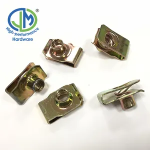 Stock di fabbrica M8 molla in acciaio di tipo u clip di dado
