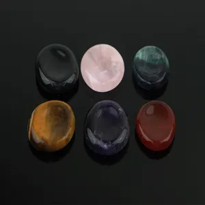 Labradorite Worry Stone Kawaii Cabochons Palm Stones Rose Quartz Worry Stone