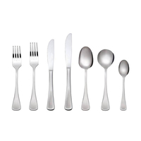 Ensemble de couverts en argent sterling avec logo personnalisé, ensemble de 56 couverts, fourchette et couteau cuillère, service pour 8 personnes