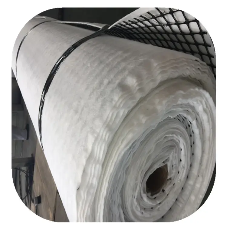 Biaxial Composite PP Geogrid with nonwoven geotextile