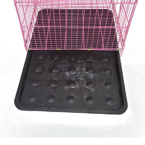Üretici pet tedarikçisi sandık katlanabilir pembe tel örgü pet mağaza kedi kafesleri - Product Image 6
